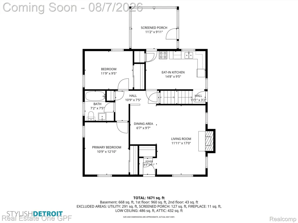2121 Stanhope Street Grosse Pointe Woods City, MI 48236