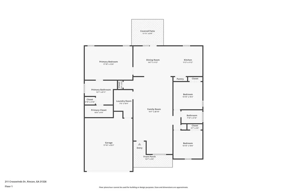 211 Crosswinds Drive Rincon, GA 31326