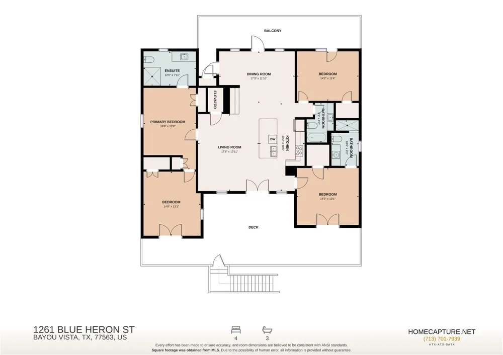 1264 Blue Heron Street Hitchcock, TX 77563