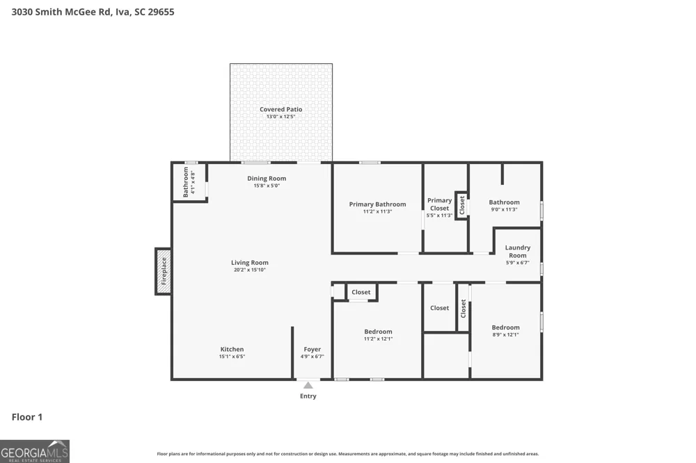 3030 Smith McGee RD Iva, SC 29655