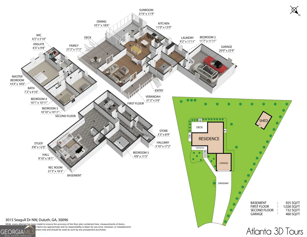 3015 Seagull DR Duluth, GA 30096