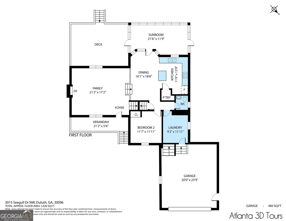 3015 Seagull DR Duluth, GA 30096