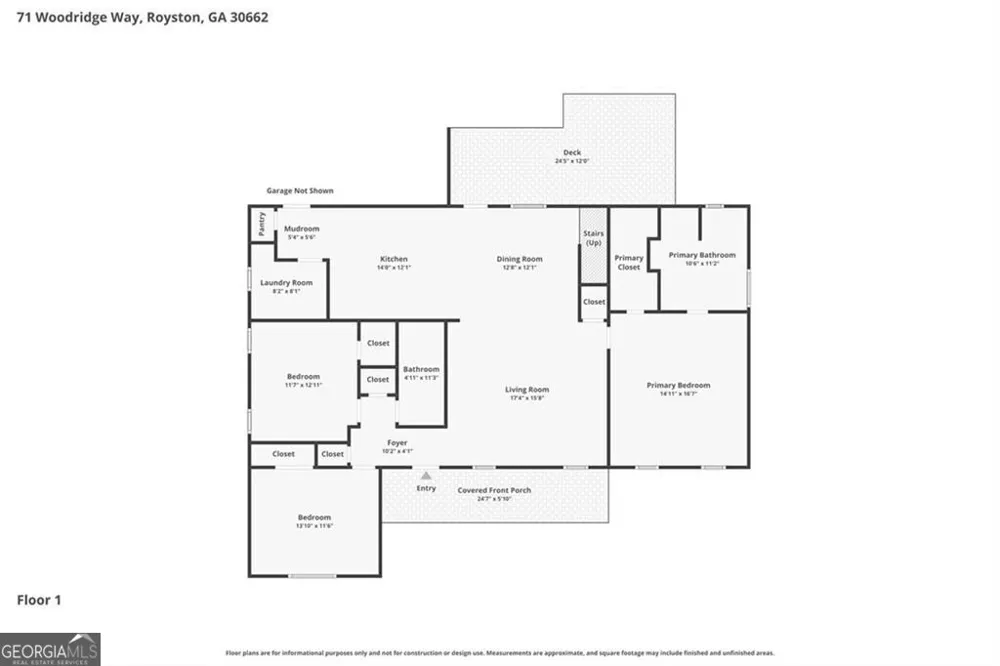 71 Woodridge WAY Royston, GA 30662