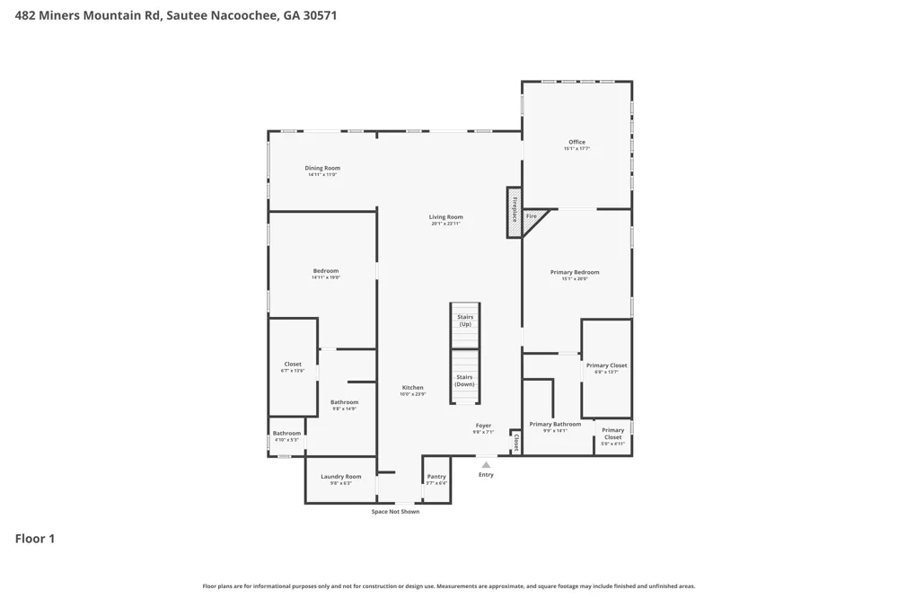 482 Miners Mountain RD Sautee Nacoochee, GA 30571