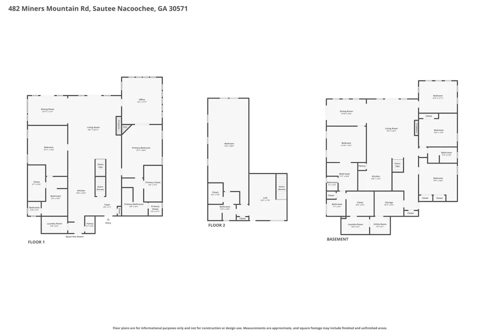 482 Miners Mountain RD Sautee Nacoochee, GA 30571