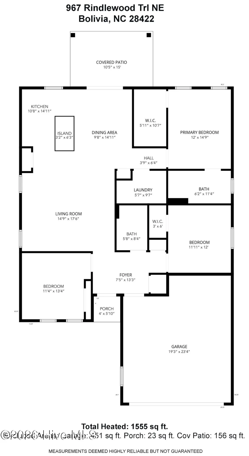 967 Rindlewood Trail NE Bolivia, NC 28422