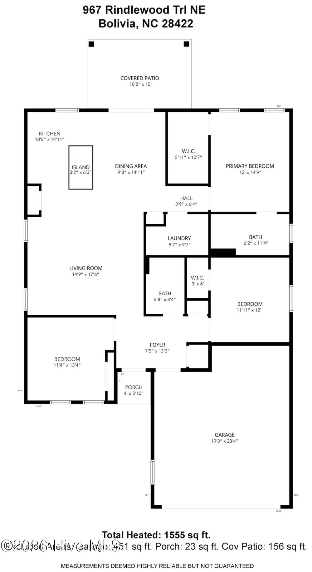 967 Rindlewood Trail NE Bolivia, NC 28422