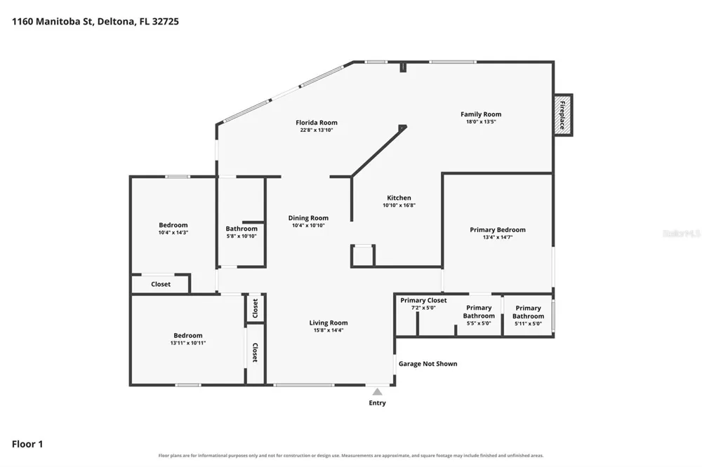 1160 MANITOBA STREET Deltona, FL 32725