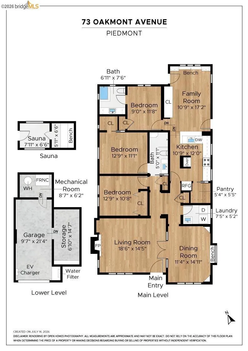 73 Oakmont Ave Piedmont, CA 94610