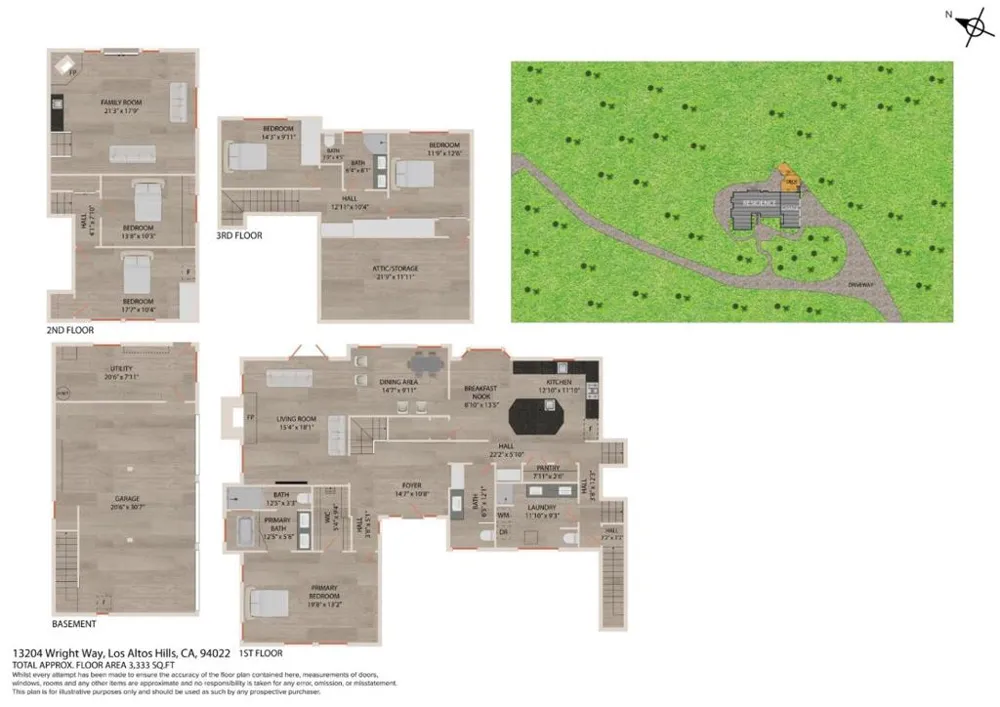 13204 Wright Way Los Altos Hills, CA 94022