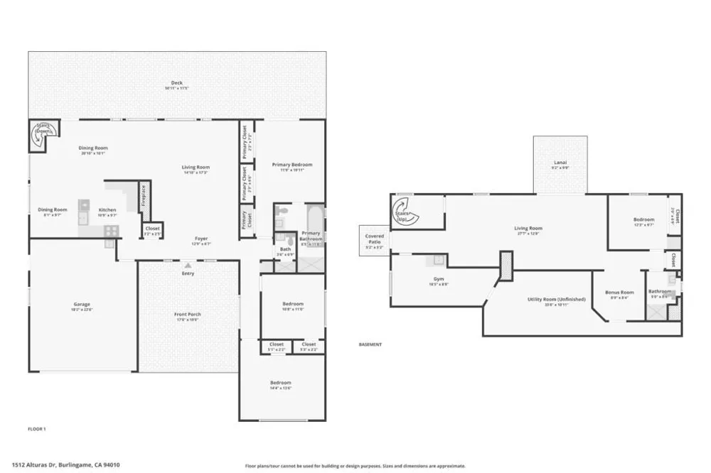 1512 Alturas Drive Burlingame, CA 94010