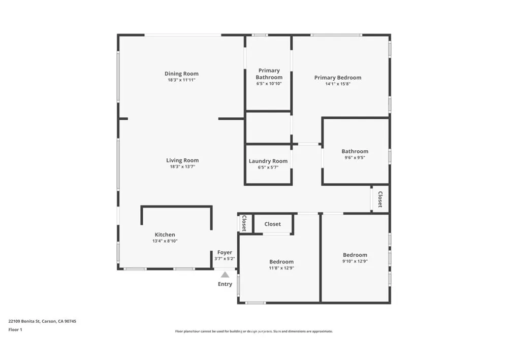 22109 Bonita Carson, CA 90745