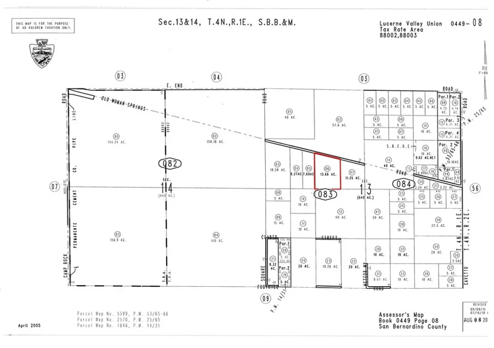 38000 Old Woman Springs Road Lucerne Valley, CA 92356
