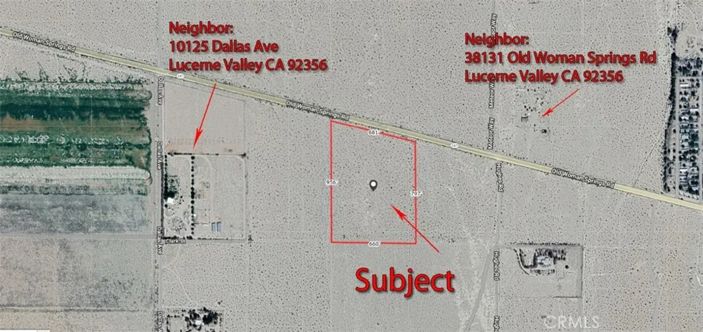 38000 Old Woman Springs Road Lucerne Valley, CA 92356