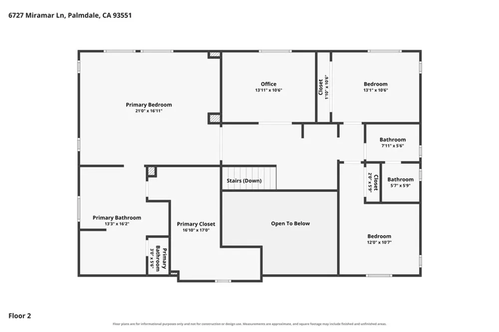 6727 Miramar Lane Palmdale, CA 93551