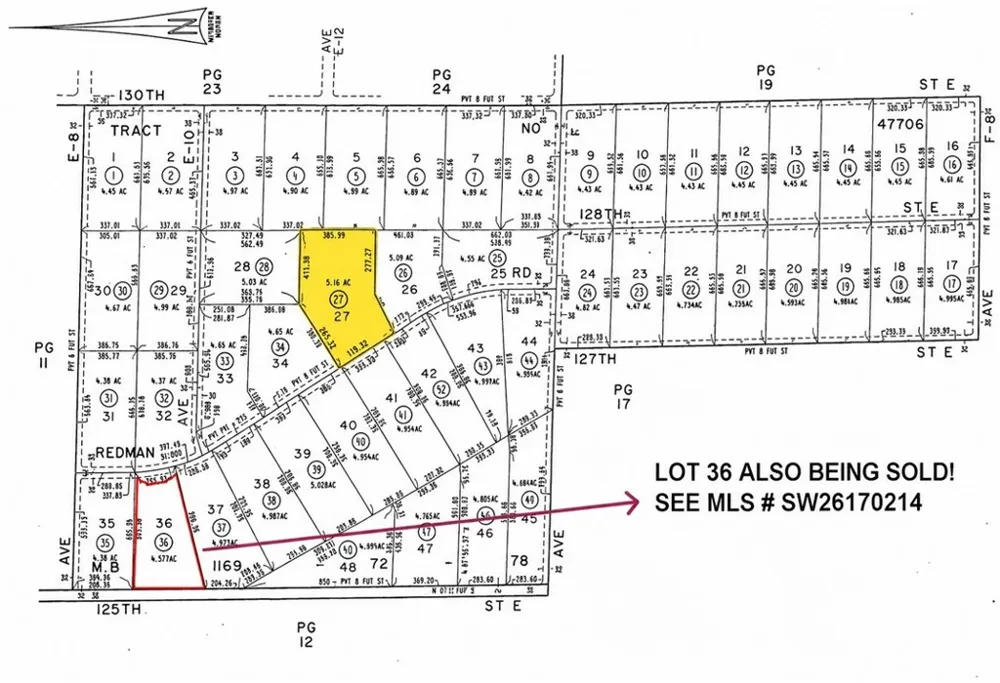 REDMAN RD VIC AVE E12 Redman, CA 93535