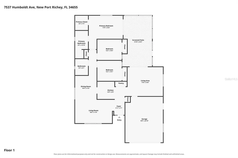 7537 HUMBOLDT AVENUE New Port Richey, FL 34655