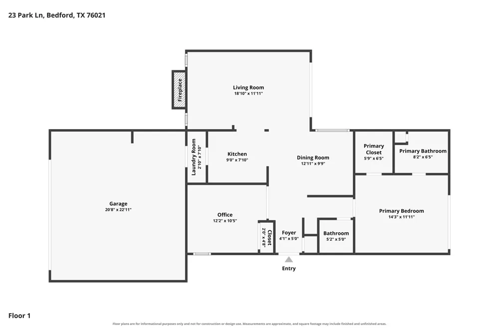 23 Park Lane Bedford, TX 76021