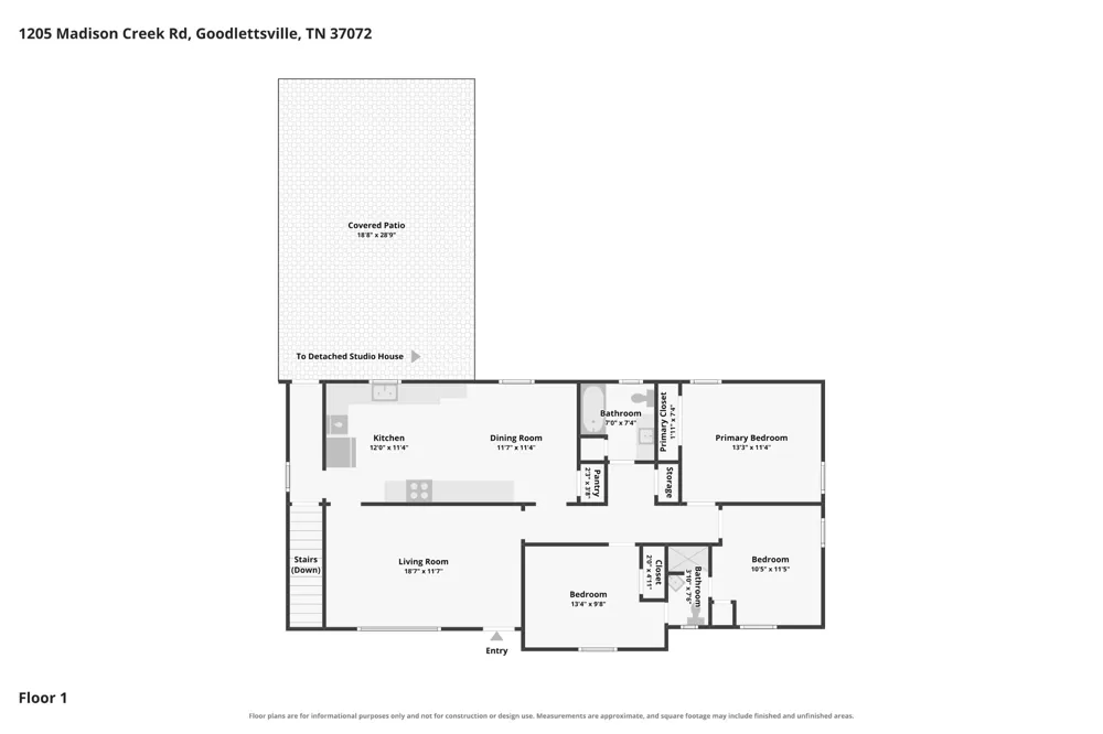 1205 Madison Creek Rd Goodlettsville, TN 37072
