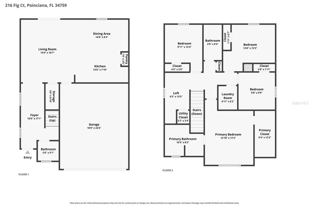 216 FIG COURT Poinciana, FL 34759