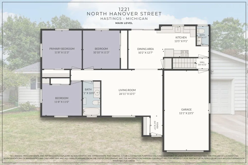 1221 Hanover Street Hastings City, MI 49058