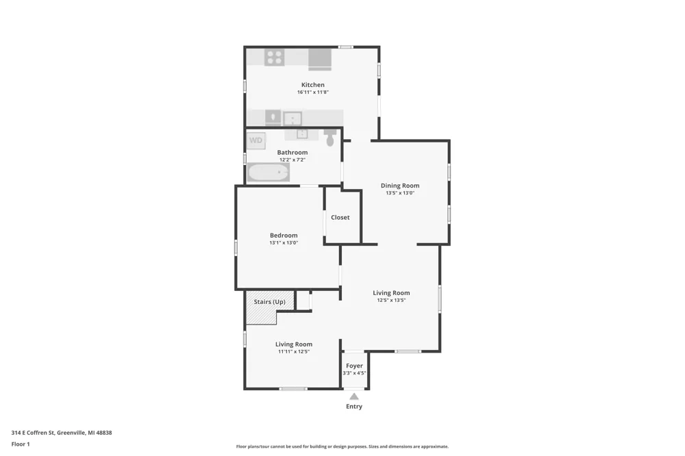 314 E Coffren Avenue Greenville, MI 48838