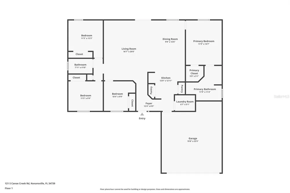 121 S CANOE CREEK ROAD Kenansville, FL 34739
