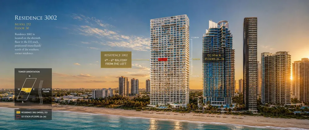 16901 Collins Avenue #3002 Sunny Isles Beach, FL 33160