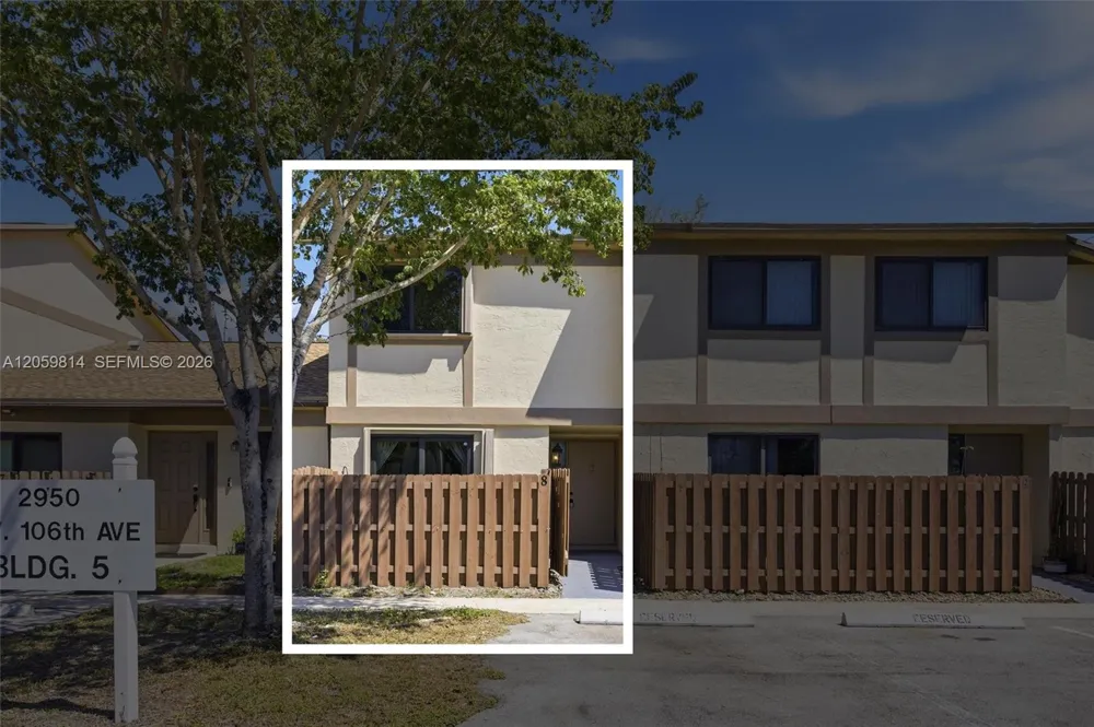 2950 NW 106th Ave #8 Sunrise, FL 33322