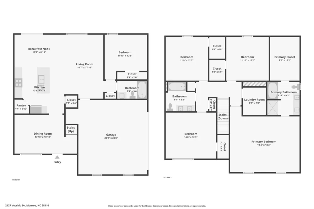 2127 Vecchio Drive Monroe, NC 28110