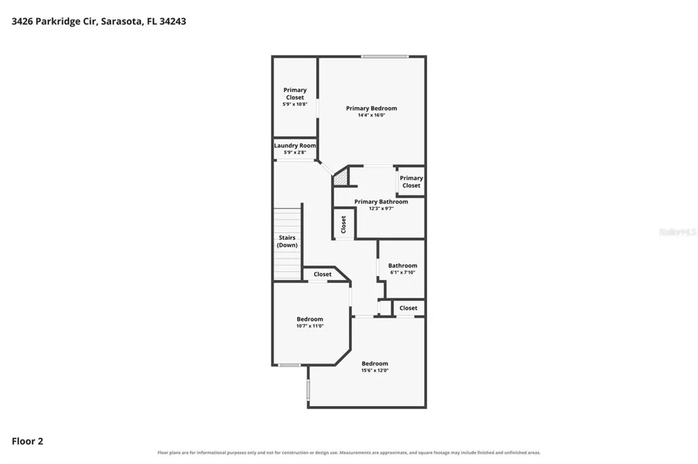 3426 PARKRIDGE CIRCLE #34-105 Sarasota, FL 34243