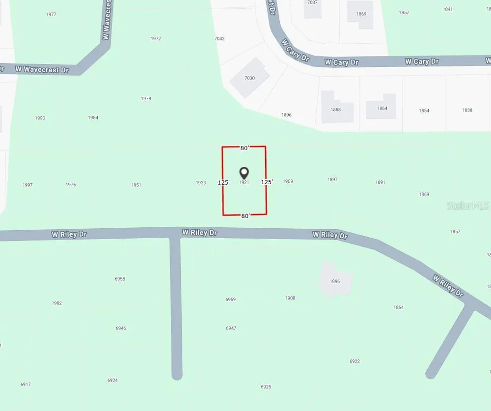 1921 W RILEY DRIVE Citrus Springs, FL 34434