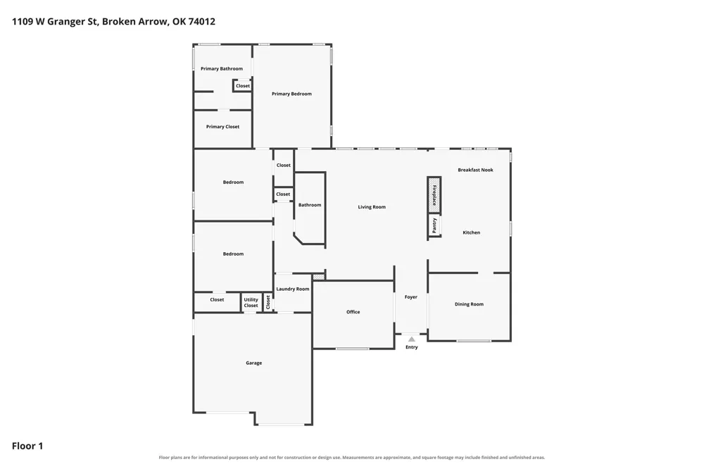 1109 W Granger Street Broken Arrow, OK 74012