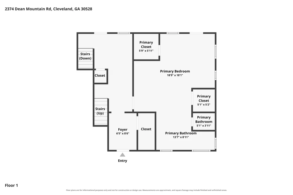2374 Dean Mountain RD Cleveland, GA 30528