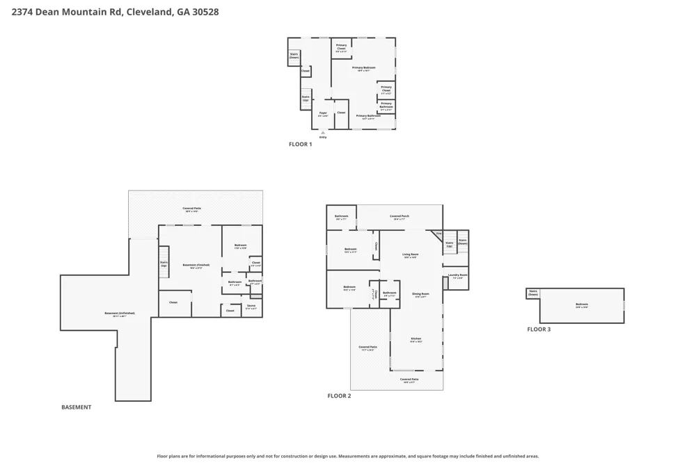 2374 Dean Mountain RD Cleveland, GA 30528