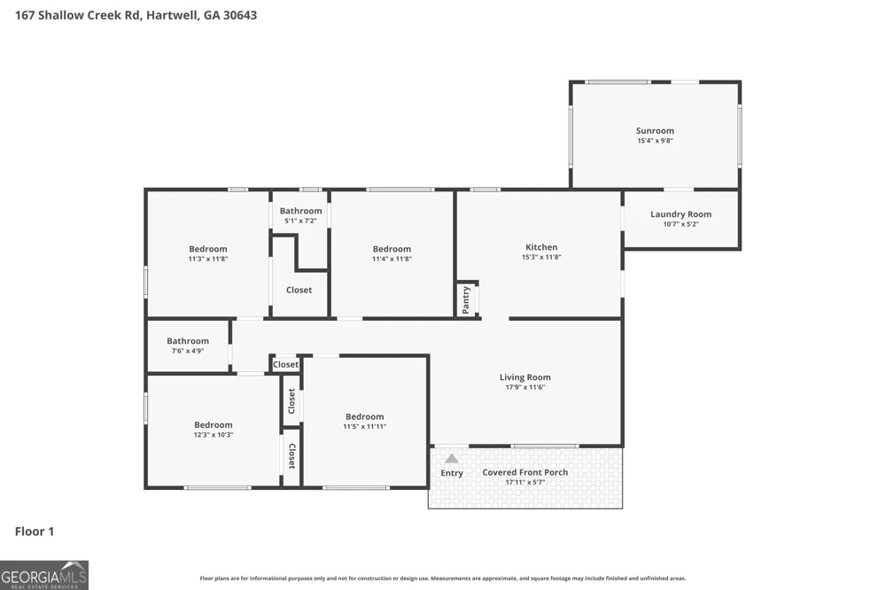 167 Shallow Creek RD Hartwell, GA 30643