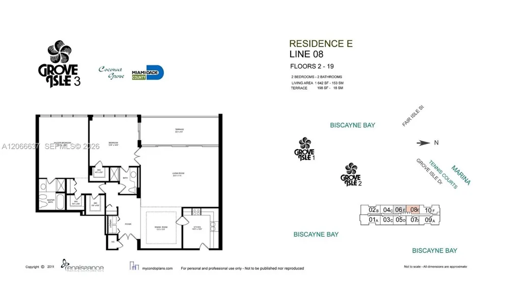 3 Grove Isle Dr #C1208 Miami, FL 33133
