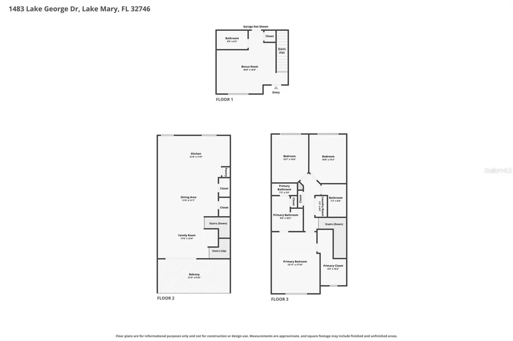 1483 LAKE GEORGE DRIVE Lake Mary, FL 32746