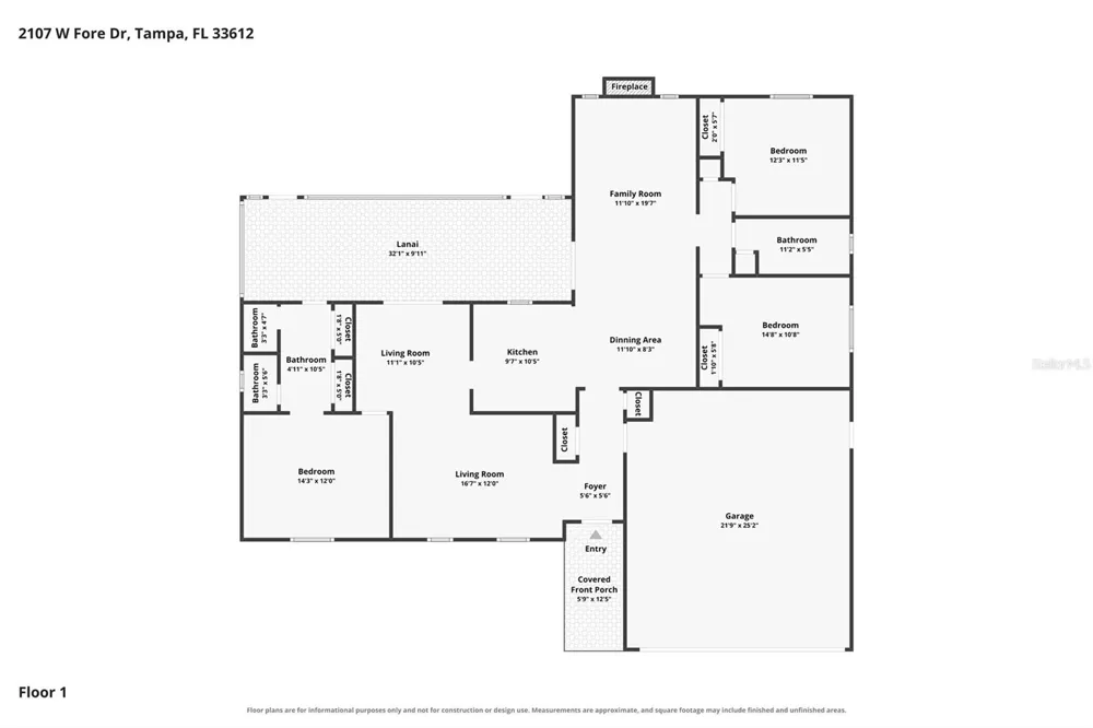 2107 W FORE DRIVE Tampa, FL 33612