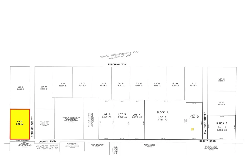 Colony Road Tolar, TX 76476