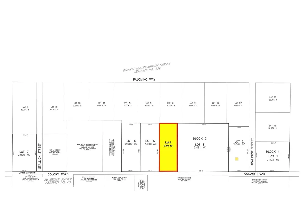 Colony Road Tolar, TX 76476