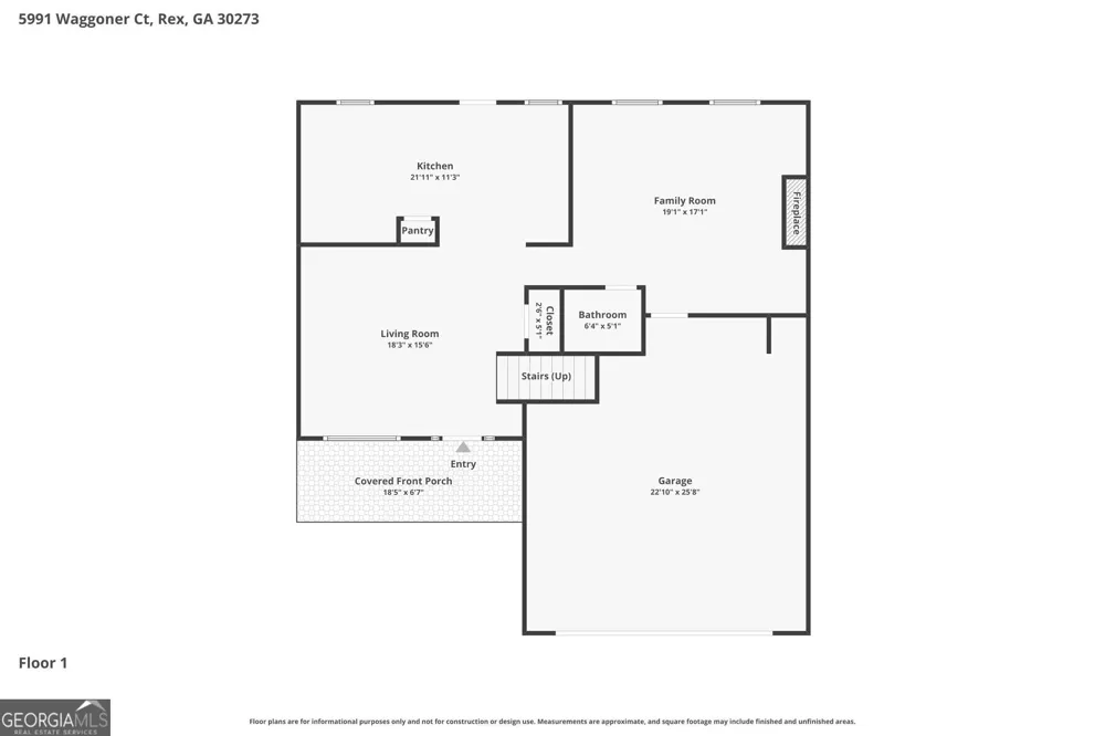 5991 Waggoner CT Rex, GA 30273