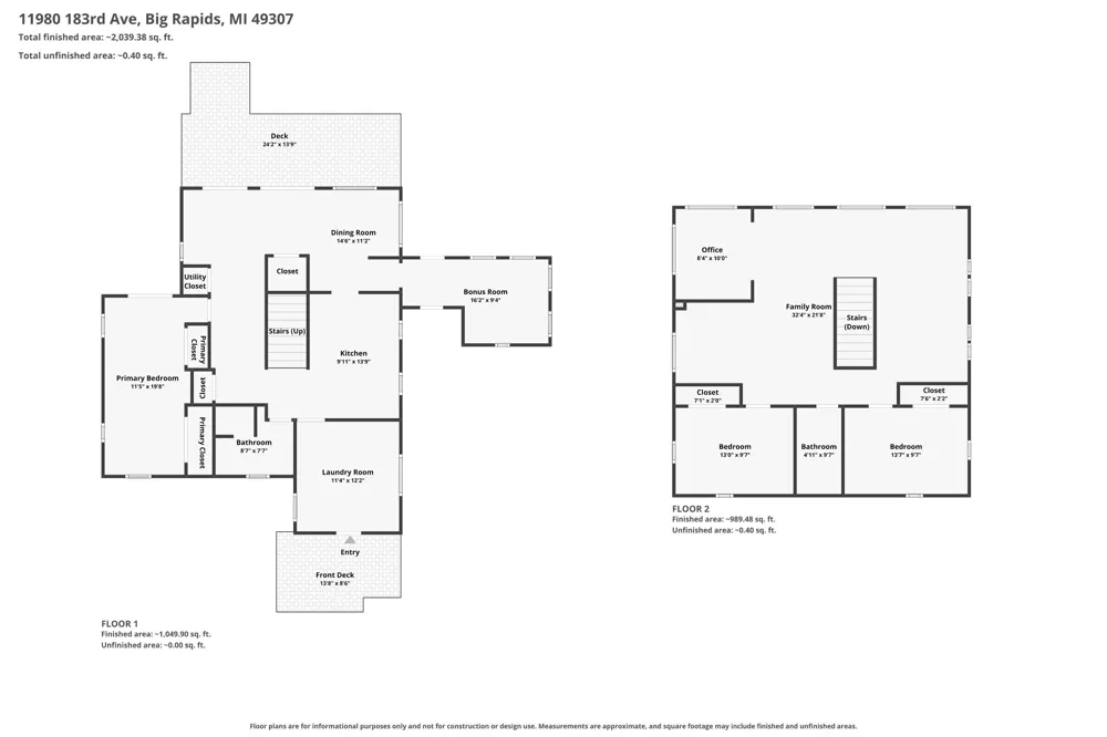 11980 183rd Avenue Mecosta Township, MI 49307