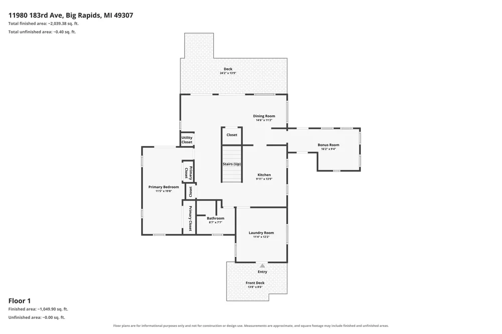11980 183rd Avenue Mecosta Township, MI 49307