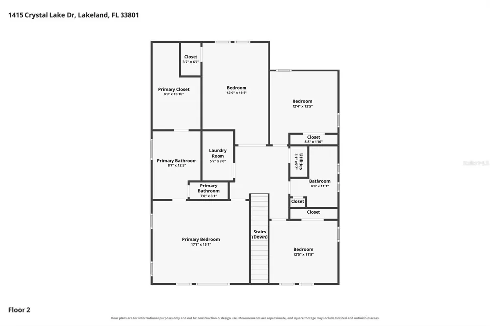 1415 CRYSTAL LAKE DRIVE Lakeland, FL 33801