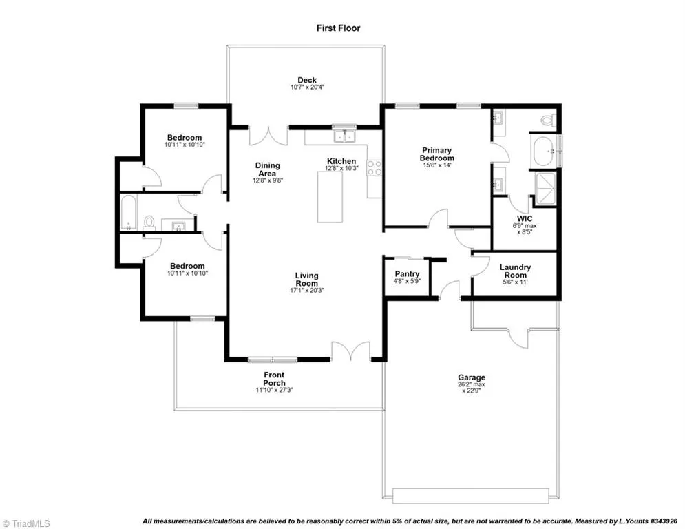 1807 Bramblewood Trail Pfafftown, NC 27040