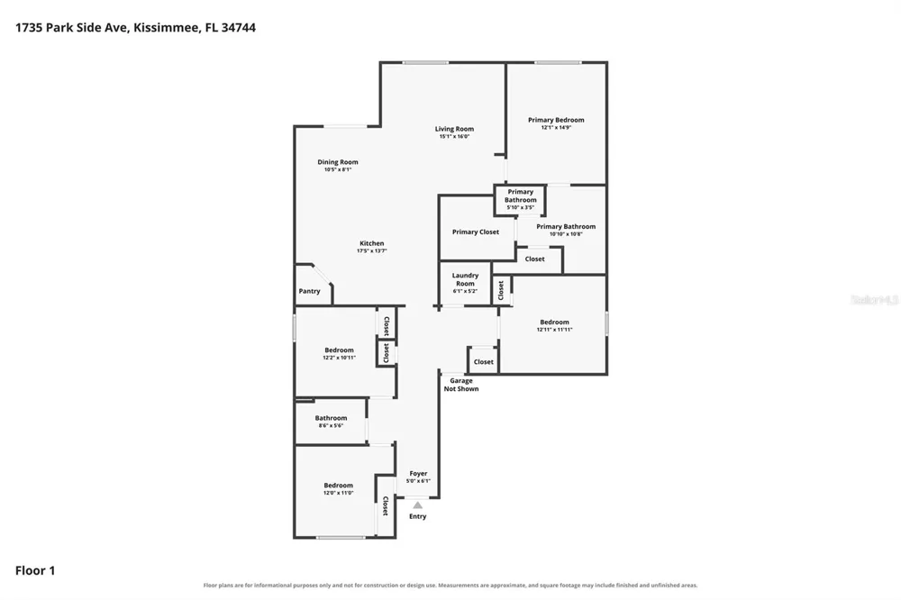1735 PARK SIDE AVENUE Kissimmee, FL 34744