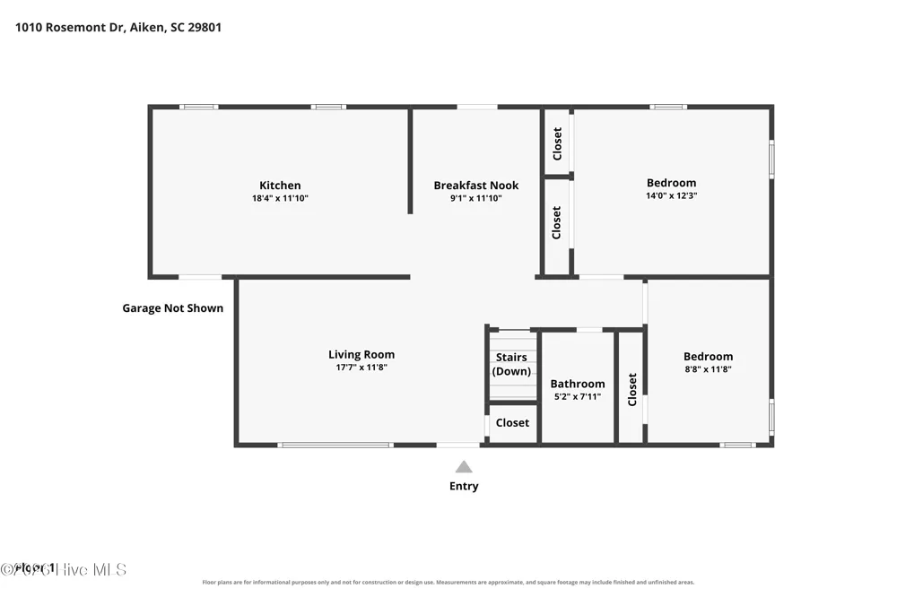 1010 Rosemont Drive Aiken, SC 29801