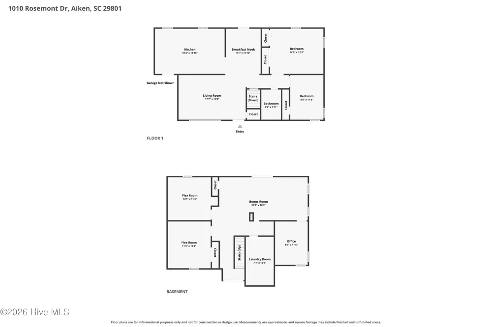 1010 Rosemont Drive Aiken, SC 29801