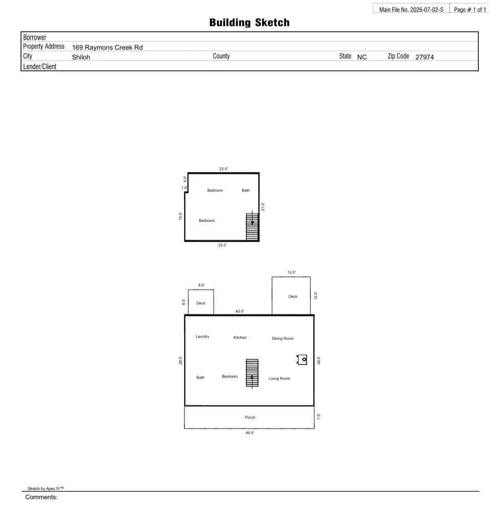 169 Raymons Creek Road Shiloh, NC 27974
